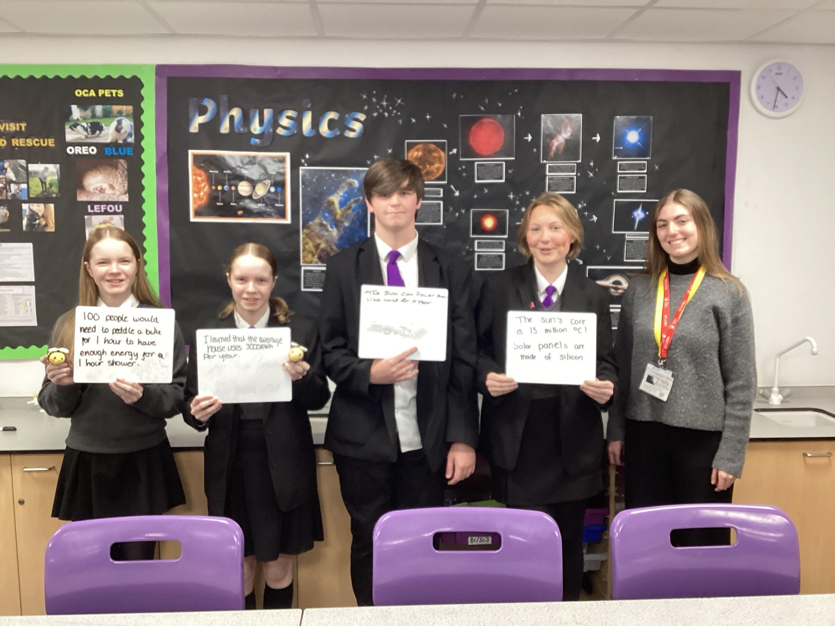 Ally with Year 10 students