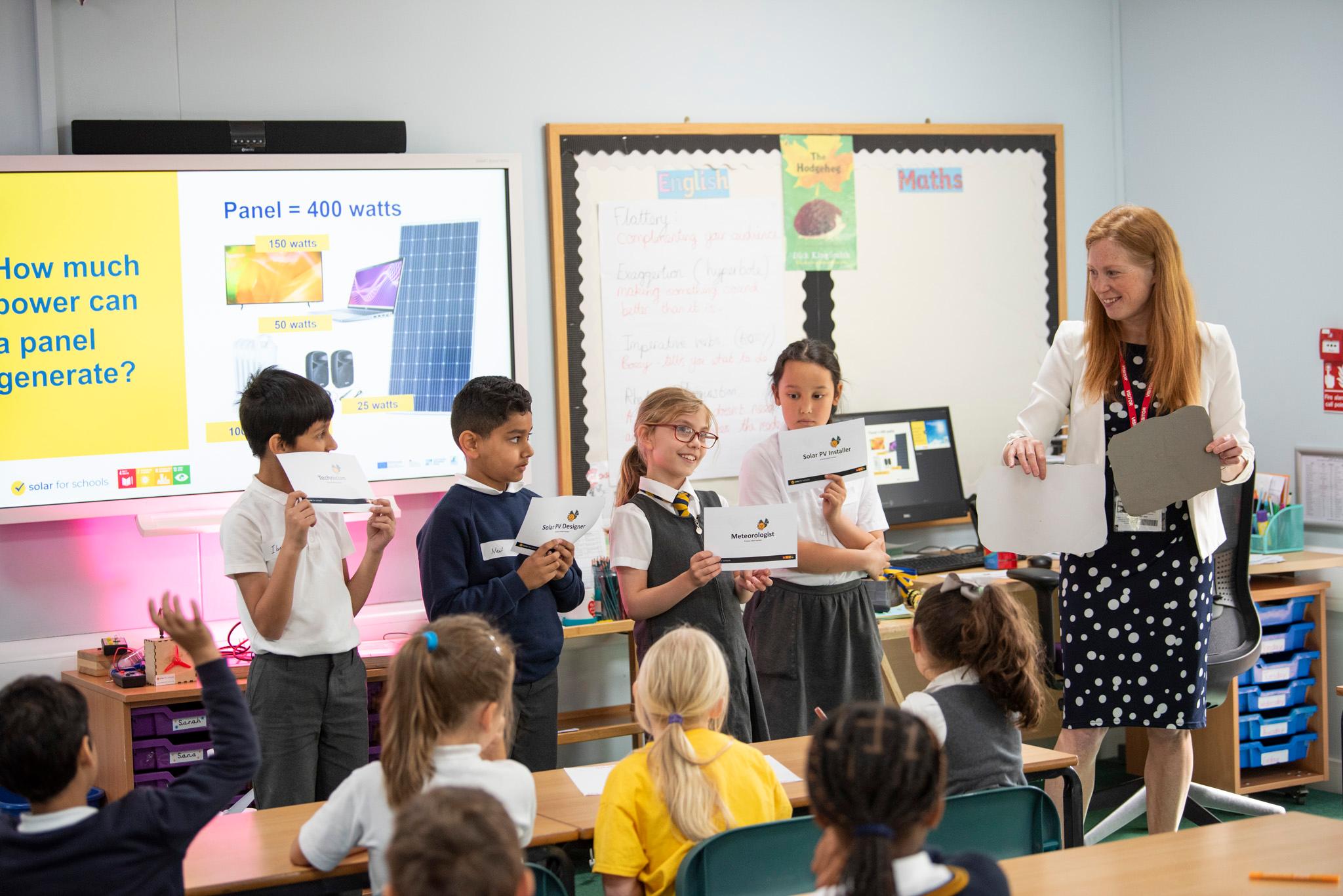 wendy with ark students