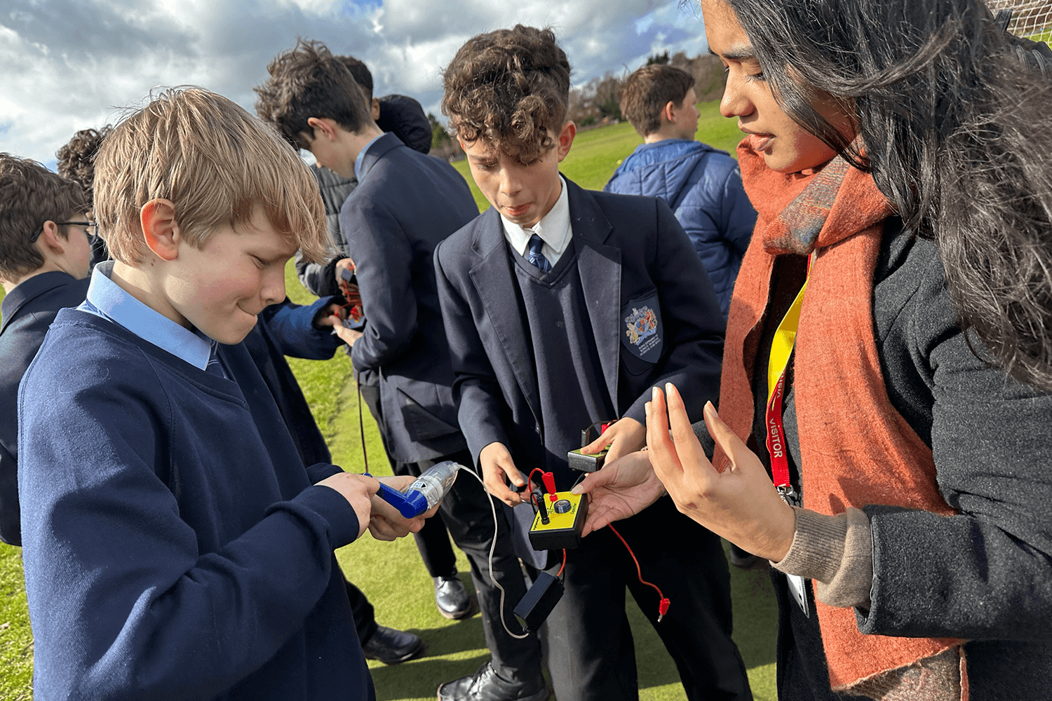 sanchi, students and bright sparks