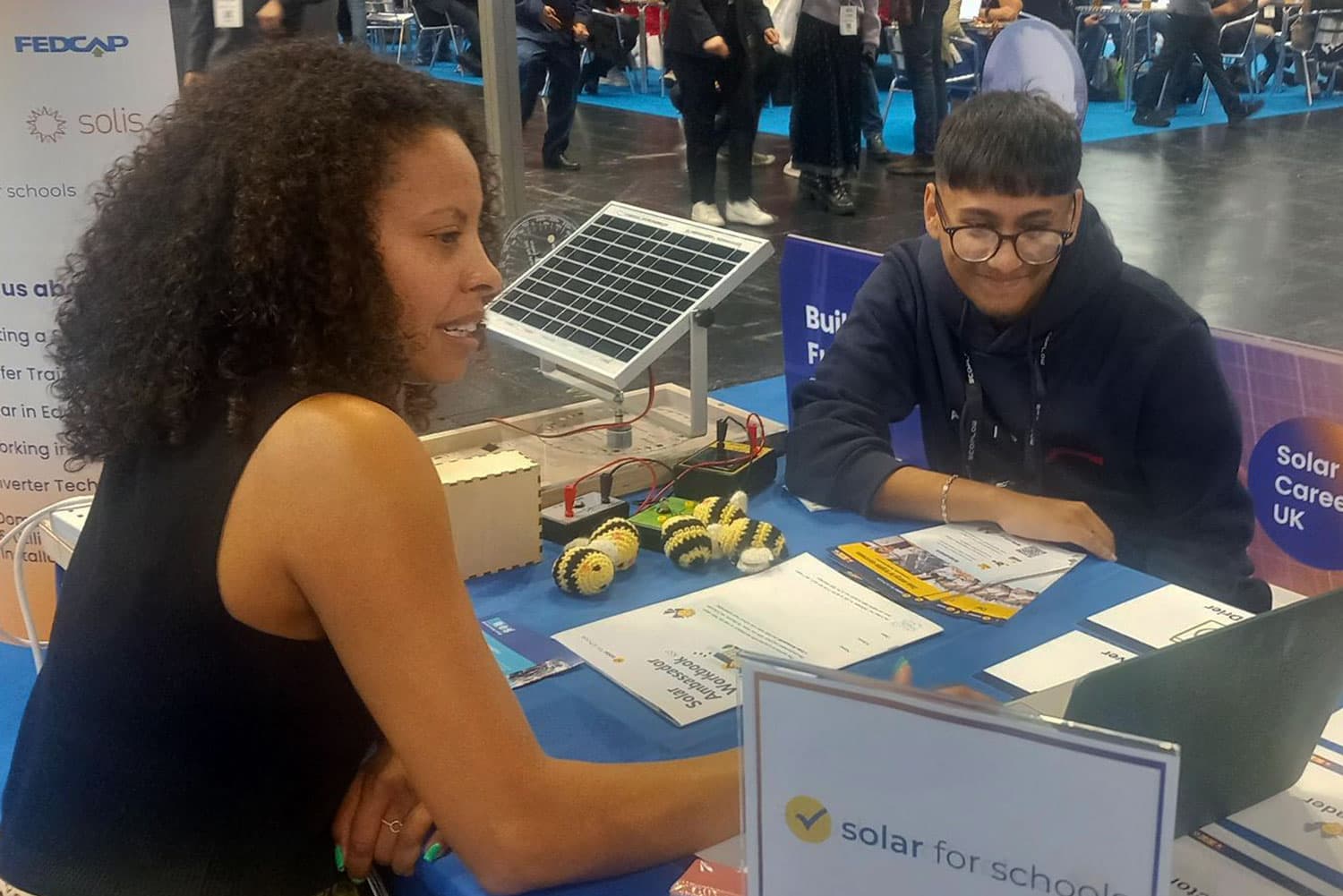 danielle with student