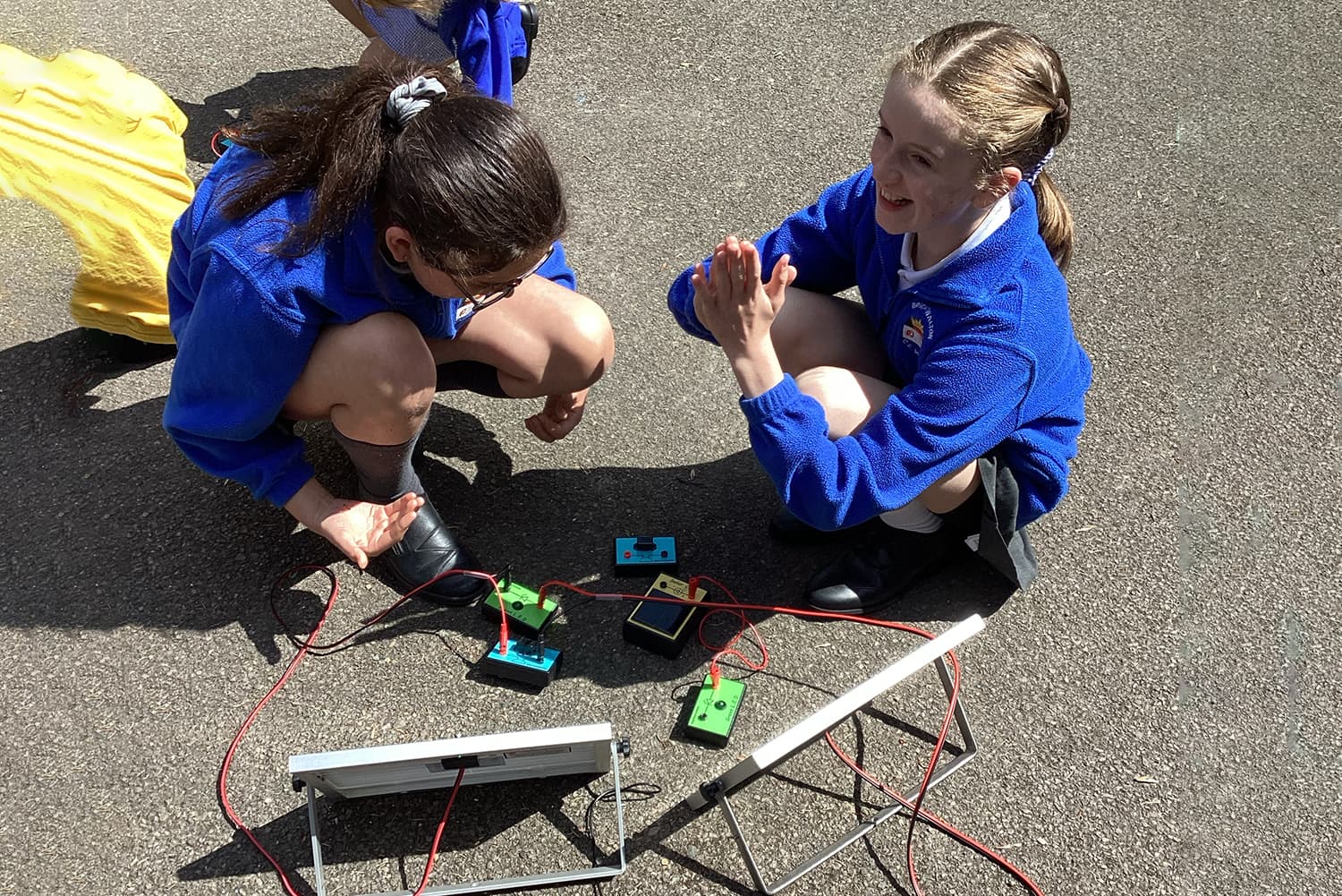 students with bright sparks energy kit
