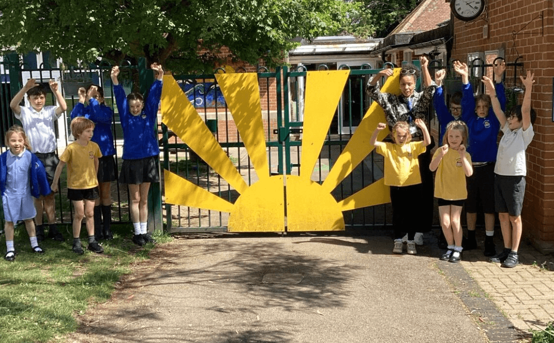 School council members at Brightwalton